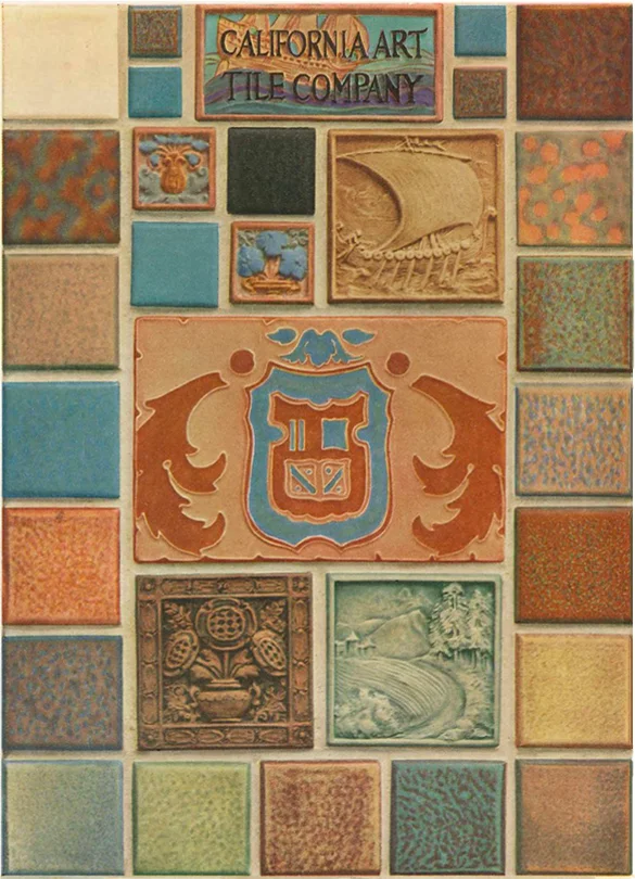 intro california decorated tile catalog